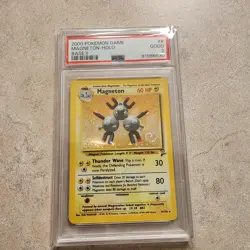 PSA 2 Good - Magneton 1999 Base Set 2 9/102 HOLO Rare Pokemon Card - Swirl - Image 4