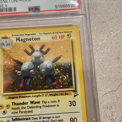 PSA 2 Good - Magneton 1999 Base Set 2 9/102 HOLO Rare Pokemon Card - Swirl - Image 5