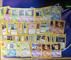Pokémon TCG WOTC Base Set Unlimited Non Holo Lot of 110 Conditions vary - Image 2