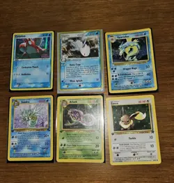 Vintage 1999 Pokémon Card Collection Mew Holo 1st Edition  Wizards Of The Coast - Image 3