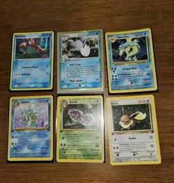 Vintage 1999 Pokémon Card Collection Mew Holo 1st Edition  Wizards Of The Coast - Image 7