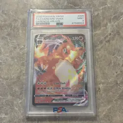 2020 POKEMON SWSH CHARIZARD VMAX DARKNESS ABLAZE #020/189 PSA 9 - Image 3