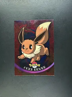topps Pokemon TV Animation Series 3 #133 Eevee Foil - Image 5