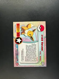topps Pokemon TV Animation Series 3 #133 Eevee Foil - Image 8