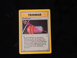 PlusPower Base Set Regular Trainer Card Pokemon Lightly Played - Image 1