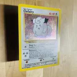 Vintage 1999 Clefairy 5/102 Base Set Holo Rare English PokÃ©mon TCG WOTC MP Card - Image 4