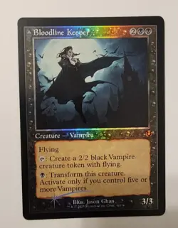 Mtg Innistrad Remastered Bloodline Keeper Retro Frame NM Foil  - Image 1