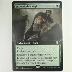 Indomitable Might (Extended Art) Commander MTG AFC Regular 309 Forgotten Realms - Image 1
