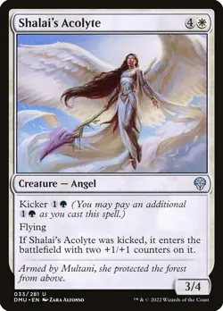 Shalai's Acolyte Foil DMU 33 Uncommon MTG - Image 1