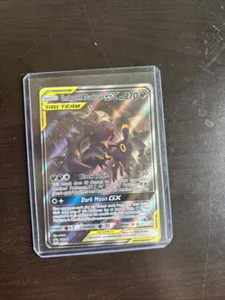 PokÃ©mon TCG Umbreon Darkrai GX SM241 TAG TEAM Black Star Promo Holo Card - Image 1