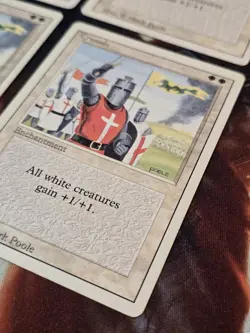 MTG Crusade x4 Playset Revised Edition LP MP Played - Image 2