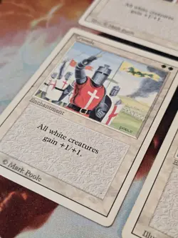 MTG Crusade x4 Playset Revised Edition LP MP Played - Image 3