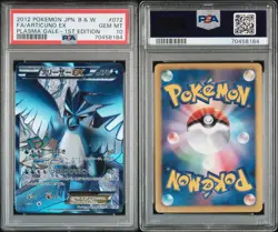 PSA 10 Articuno EX 072/070 1st Edition Plasma Gale Japanese 2012 Pokemon BW7 - Image 3