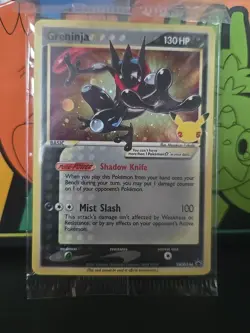 Pokemon Greninja Gold Star SWSH144 Celebrations Promo SEALED MINT CONDITION! - Image 1