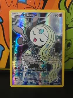 Meloetta XY120 XY Fullart Holo Promo Card  - Image 1
