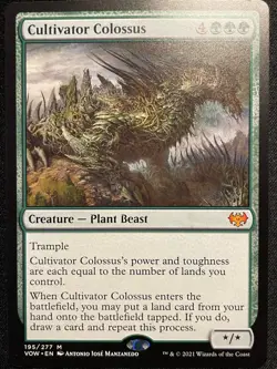 MTG Magic The Gathering Cultivator Colossus Innistrad: Crimson Vow Regular NM - Image 1