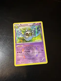 PokÃ©mon TCG Dragons Exalted Reuniclus 126/124 Secret Rare Holo Card LP Condition - Image 1