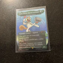 MTG Sandy Cheeks, Martial Astronaut RAINBOW FOIL Secret Lair x SpongeBob 1930 NM - Image 2