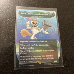 MTG Sandy Cheeks, Martial Astronaut RAINBOW FOIL Secret Lair x SpongeBob 1930 NM - Image 3