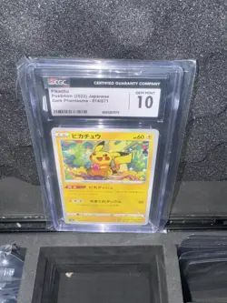 CGC 10 Pikachu 014/071 Dark Phantasma 2022 s10a Japanese Pokemon Card PokÃ©mon JP - Image 1