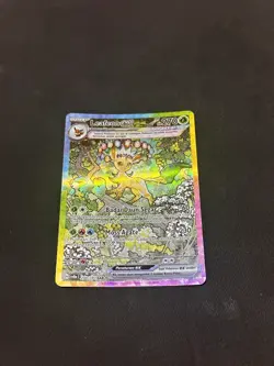 Pokémon TCG Bahasa Indonesia Prismatic Evolutions Leafeon ex SAR SIR sv8a - Image 1