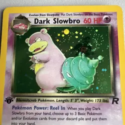 Dark Slowbro 1st Edition 12/82 Team Rocket Rare Holo PSA WOTC Vintage Pokemon - Image 16