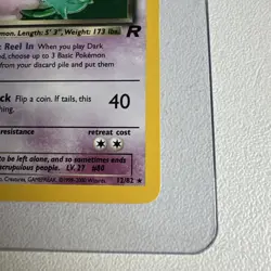 Dark Slowbro 1st Edition 12/82 Team Rocket Rare Holo PSA WOTC Vintage Pokemon - Image 6