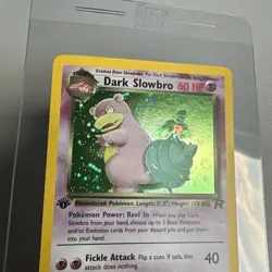 Dark Slowbro 1st Edition 12/82 Team Rocket Rare Holo PSA WOTC Vintage Pokemon - Image 7