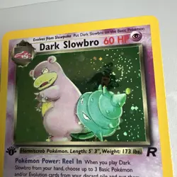 Dark Slowbro 1st Edition 12/82 Team Rocket Rare Holo PSA WOTC Vintage Pokemon - Image 8
