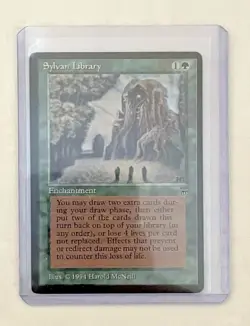 1x Sylvan Library - English - Legends - MTG - Magic the Gathering - MP - Image 1