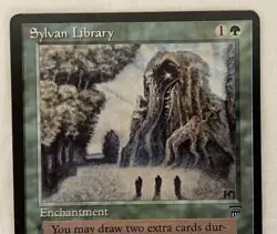 1x Sylvan Library - English - Legends - MTG - Magic the Gathering - MP - Image 3