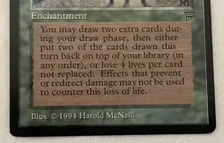 1x Sylvan Library - English - Legends - MTG - Magic the Gathering - MP - Image 4