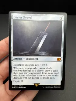 Buster Sword Artifact Magic the Gathering: Final Fantasy - Image 3
