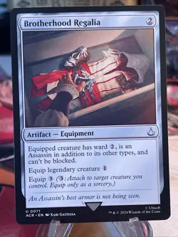Assassin's Creed Brotherhood Regalia #71 Uncommon English Edition MTG UB - Image 2