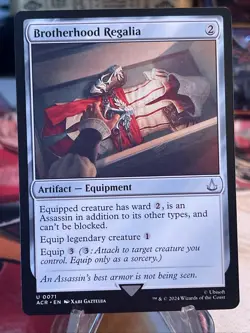 Assassin's Creed Brotherhood Regalia #71 Uncommon English Edition MTG UB - Image 4