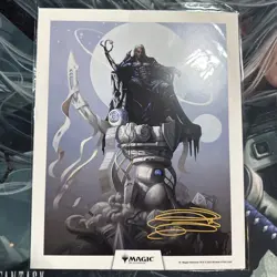 MTG Edge of Eternities Tezzeret MagicCon Vegas Exclusive 2025 Promo Art Print - Image 1