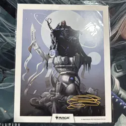 MTG Edge of Eternities Tezzeret MagicCon Vegas Exclusive 2025 Promo Art Print - Image 2