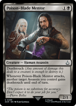 Poison-Blade Mentor - Assassin's Creed - MTG Near Mint - Image 2