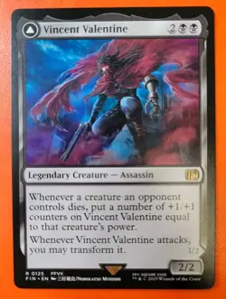 MTG - Final Fantasy: Vincent Valentine (0125) - Rare - Near Mint - Image 1