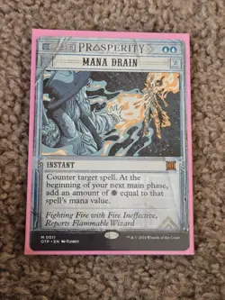 Mana Drain Outlaws of Thunder Junction: Breaking News Regular NM 011 mythic - Image 1