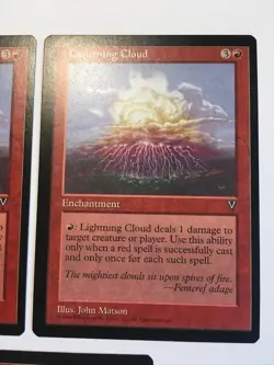 MTG Lightning Cloud X3  LP Magic The Gathering Card Rare Reserved List - Image 3