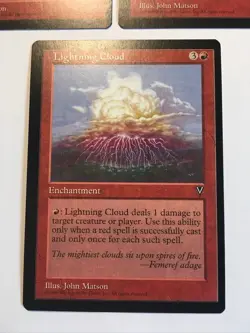 MTG Lightning Cloud X3  LP Magic The Gathering Card Rare Reserved List - Image 4