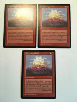 MTG Lightning Cloud X3  LP Magic The Gathering Card Rare Reserved List - Image 6