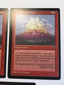 MTG Lightning Cloud X3  LP Magic The Gathering Card Rare Reserved List - Image 8