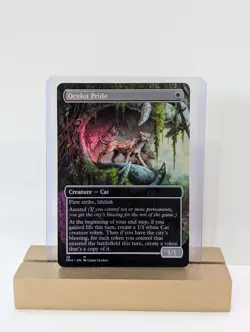 Ocelot Pride Foil Custom sticker on bulk MTG Commander - Image 1