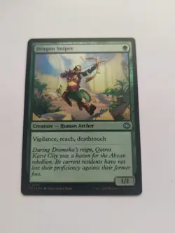 Dragon Sniper Tarkir: Dragonstorm Foil MTG Magic - Image 1