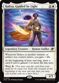 NM Foil Haliya, Guided by Light, MTG, Edge of Eternities, Magic, 19 - Image 2