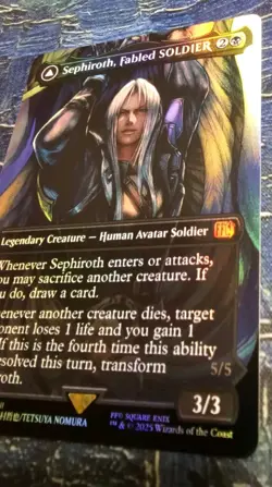Sephiroth, Fabled SOLDIER (0317) (Borderless) Final Fantasy Foil - Image 3
