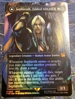 Sephiroth, Fabled SOLDIER (0317) (Borderless) Final Fantasy Foil - Image 9