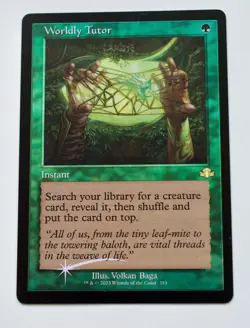 Worldly Tutor (Retro Frame) Dominaria Remastered Foil - Image 1